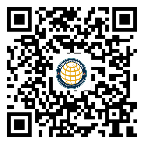 Nevalak Foundation QR code linking to paypal.me/nevalakfoundation