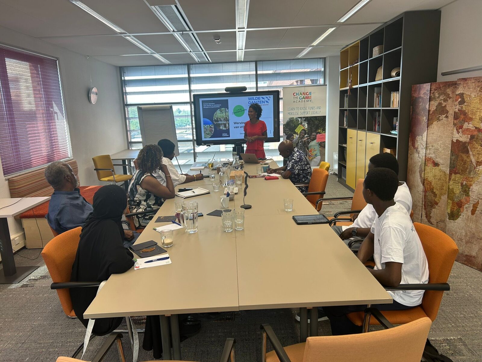 Diaspora organizations gathered for the Wilde Ganzen Volunteers and Visibility masterclass